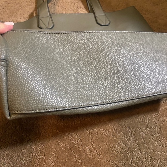 Steve Madden Tote Shoulder Bag Sage Green Faux Leather - Picture 2 of 16